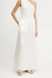 MM fustă culoarea bej, maxi, drept, 2516101028600