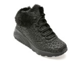 Ghete SKECHERS negre, 310362L, din piele ecologica