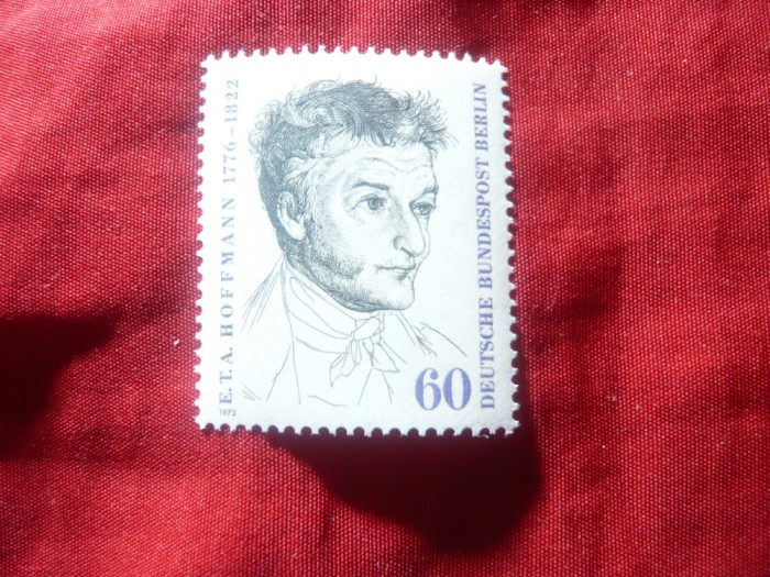 Serie 1 valoare Berlin 1972 - Personalitati 150 Ani Amadeus Hoffman -