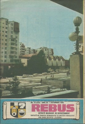Revista Flacara Rebus nr. 19 / 1 octombrie 1985 foto