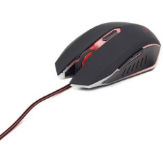 Mouse gaming Gembird MUSG-001-R Black-Red foto