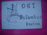 HOPCT 15088 KOLUMBUS [ CORABIE] -GERMANIA--CARTE POSTALA RADIO AMATOR / RADIOAMATORI CARICATURA -CIRCULATA