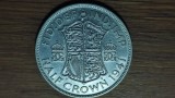 Cumpara ieftin Anglia / Marea Britanie - moneda de colectie argint - 1/2 half crown 1941 - 14.1 g &bull; ⌀ 32.3 mm - senzationala !