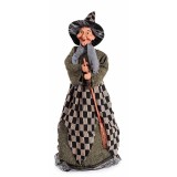 Cumpara ieftin Figurina Halloween Vrajitoare Befana cu recipient pentru dulciuri III cm 12x11x46 H