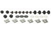 Set fixare scut motor Audi A4 (B5/B6); Seat Exeo (3r); Skoda Superb (3u4); VW Passat (B5 (3b Gp)), Passat (B5 (3b)); motorizare diesel; set 27 buc, f, Rapid
