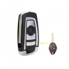 Cheie completa Topautochei&reg; pentru BMW E38 E39 E46 M5 X3 X5 Z3 Z4 EWS, stil briceag, 433 Mhz, Chip 7935, lamele HU92