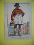 HOPCT 508 R NEGUSTOR DE MUSTAR -COSTUME SI MESERII- BRABANT 1835 BELGIA --NECIRCULATA