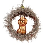 Cumpara ieftin Ornament brad Craciun sticla multicolora beteala 8x4x9 cm