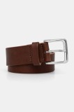 BOSS curea de piele barbati, culoarea maro, 50542192