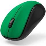 Mouse Hama Wireless Optic Cu 3 Butoane Mw-300 V2, Silentios, Receiver USB, Verde