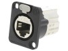 Panou Conector CAT6A Ecranat Feedthrough, Neutrik