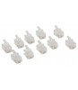 Conector RJ10 tata transparent tip pentru receptor telefon set 10buc, Valueline
