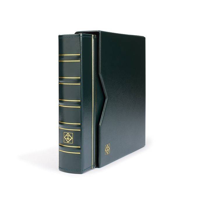 Album Optima Clasic in cutie de protectie, fara folii, verde