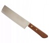 Cutit de bucatarie, lama otel inoxidabil, maner lemn, pentru carne legume, lungime totala 28 cm