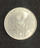 Moneda 10 mărci 1972D RFG olimpiada argint