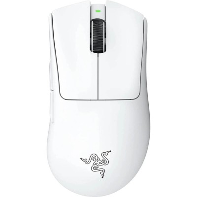 Mouse gaming wireless Razer DeathAdder V3 Pro, 30.000 DPI, Senzor Optic, Alb foto