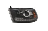 Far Ram 1500/2500/3500, 05.2012-2015, montare fata, stanga, cu lentile; cu indicator led; cu lumina de zi; cu lumina de parcare LED; Tip=USA; HB3+HiR