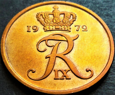 Moneda 5 ORE - DANEMARCA, anul 1972 * cod 25 = A.UNC foto