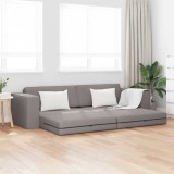 vidaXL Canapea extensibilă de podea Gri taupe 245 x 78 x 77 cm 4106720