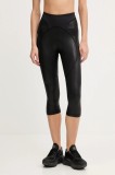 adidas by Stella McCartney leggins de antrenament TruePurpose culoarea negru, cu imprimeu, JM8462