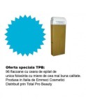 Cumpara ieftin Set 96 Cartușe Ceară Miere 100ml, Epilare Profesională Toate Pielile, Aplicator Lat, H&acirc;rtie Epilat, Uz Salon &amp; Acasă
