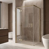 Cabina de dus Rea Bruno 100x80 Brush Gold