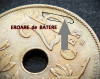 Moneda istorica 25 CENTIMES - BELGIA, anul 1928 *cod 3237 = EROARE BATERE!, Europa