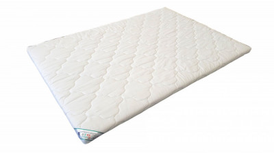 Topper cu memorie, husa bumbac, detasabila, spalare la 90 C, HypoallergenicMed Somnart, 160x200 cm foto