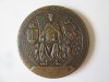 Medalie Franța:Sigiliu regelui Rene de Anjou,acordata de Consiliul General din Maine-et-Loire in anii 80,diametrul=65 mm, Europa