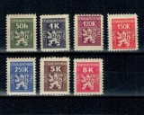 Cehoslovacia 1945 - Stema, oficiale, serie neuzata