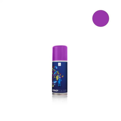 Spray colorant pentru par CRAZY COLOURS - colorare temporara LILA foto