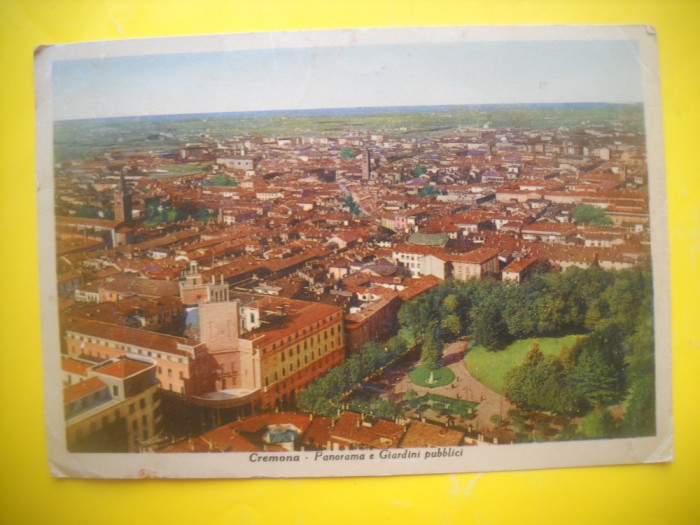 HOPCT 50289 CREMONA IN 1950 -ITALIA-STAMPILOGRAFIE-CIRCULATA