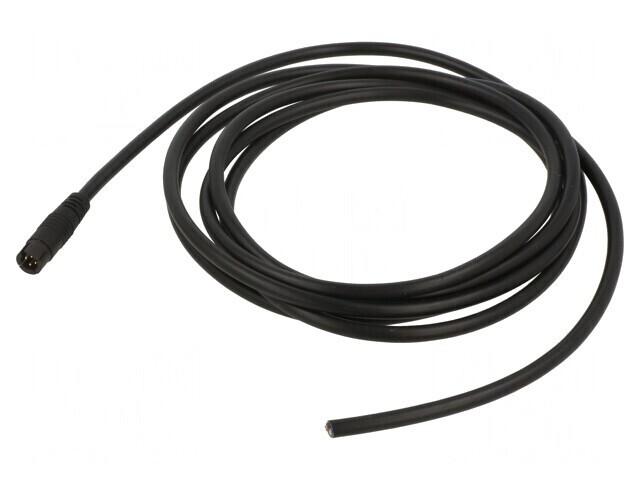 Conector circular 4 pini 60V mufă tată 3A IP40
