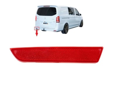 Catadioptru reflectorizant spate MERCEDES EQV (W447), 09.2019-09.2023; Clasa V/VITO (W447), 04.2014-10.2023, partea stanga, foto