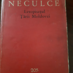 Letopisetul Tarii Moldovei-O sama de cuvinte Iin Neculce 1963