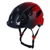 Casca Ciclism Copii P2R MASCOT - 52-56 cm, S, Negru-Rosu Ultimate FactoryBikes
