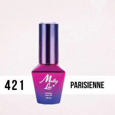 Lac gel MOLLY LAC UV/LED gel polish Madame French - Parisienne 421, 10ml