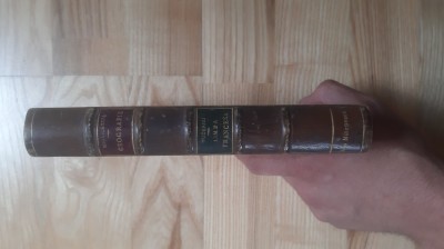 Nicolae Michailescu - Cursu Elementaru de Geografie ( 1885 ) manual scolar de clasa vechi Mihailescu coligat cu Stefan Rudeanu Limba franceza 1883 foto