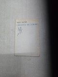 Cornetul de zaruri - Max Jacob - cu dedicatie catre Dan Grigorescu.