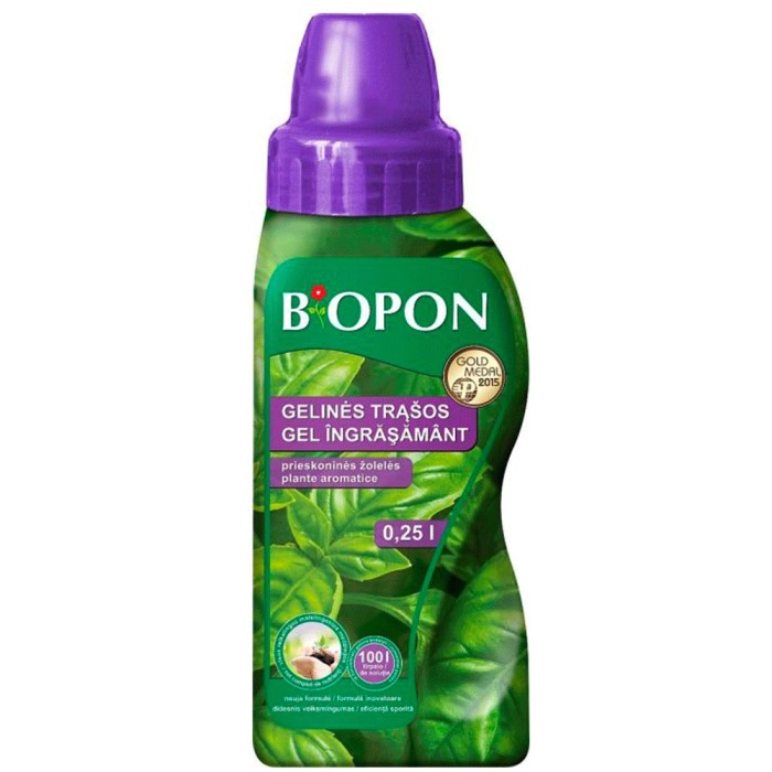 Ingrasamant gel pentru plante aromatice 0,25 l Ingrasamant gel pentru plante aromatice 0,25 l