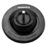 Disc cauciuc 125mm, flexibil GRAPHITE 55H824 HardWork ToolsRange