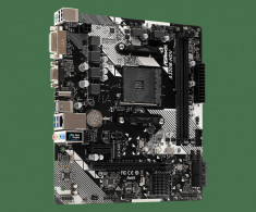 Placa de baza AsRock Socket AM4 A320M-HDV R4.0 Chipset: AMD PromontoryA320 R4.0 Dual Channel DDR4 Memory Technology 2x DD foto