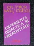 Experienta didactica si creativitate Ion Radu, Miron Ionescu