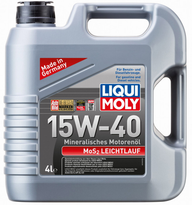 Ulei motor Liqui Moly MOS2 Leichtlauf 15W-40 4L 2631