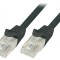 Patch Cord Ethernet Cat6 UTP Negru 2m