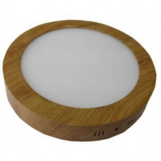 Spot LED 18W Rotund Aplicat Teak foto