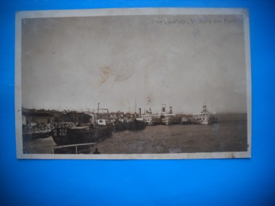 HOPCT 469 P - VEDERE DIN PORT IN 1931-GALATI -CIRCULATA foto