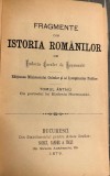 Fragmente din Istora Romanilor 1879 tradusa de Eminescu , de Eudoxiu Hurmuzaki, volumul 1