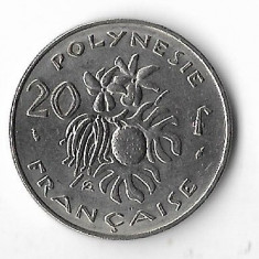 Moneda 20 francs 1979 - Polinezia franceza