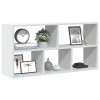 VidaXL Raft de perete, alb, 100x25x50 cm, lemn prelucrat 853272